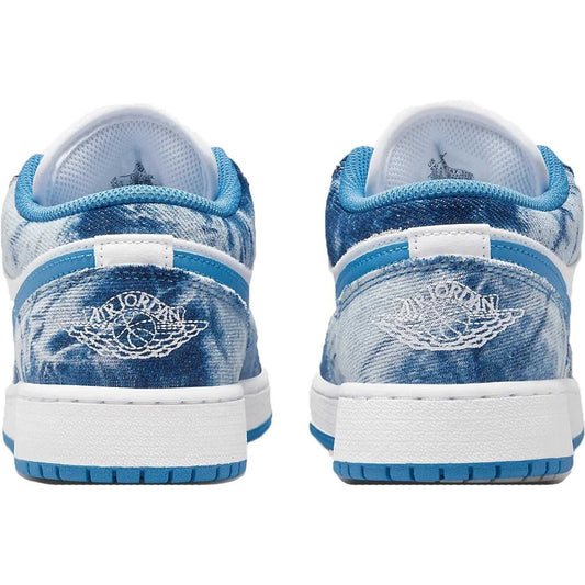 AIR JORDAN 1 LOW WASHED DENIM (GS) - HubResell