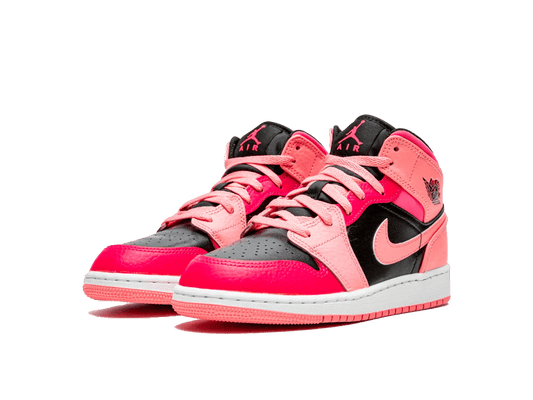 Air JORDAN 1 MID CORAL CHALK (GS) - HubResell
