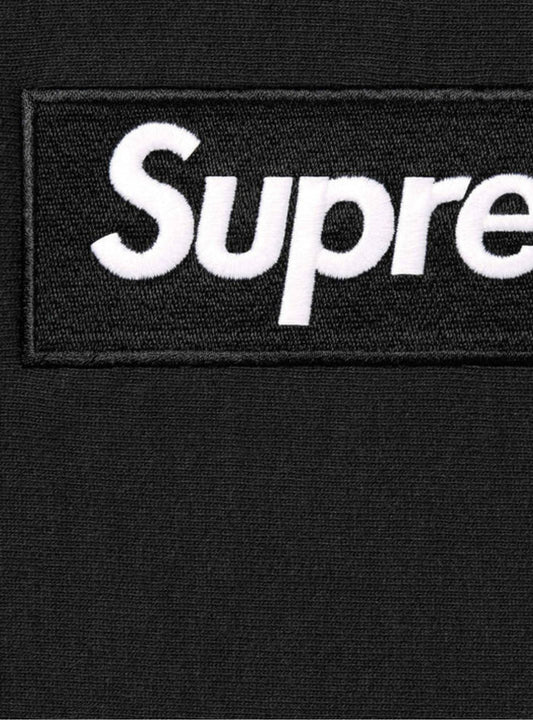 Supreme Box Logo Hooded Sweatshirt Black (FW24) - HubResell