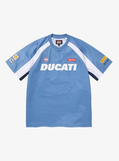 Supreme /Ducati Soccer Jersey Blue T-Shirt