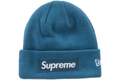 Supreme New Era Box Logo Beanie Blue (FW23)