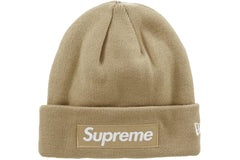 Supreme New Era Box Logo Beanie Sand (FW23)