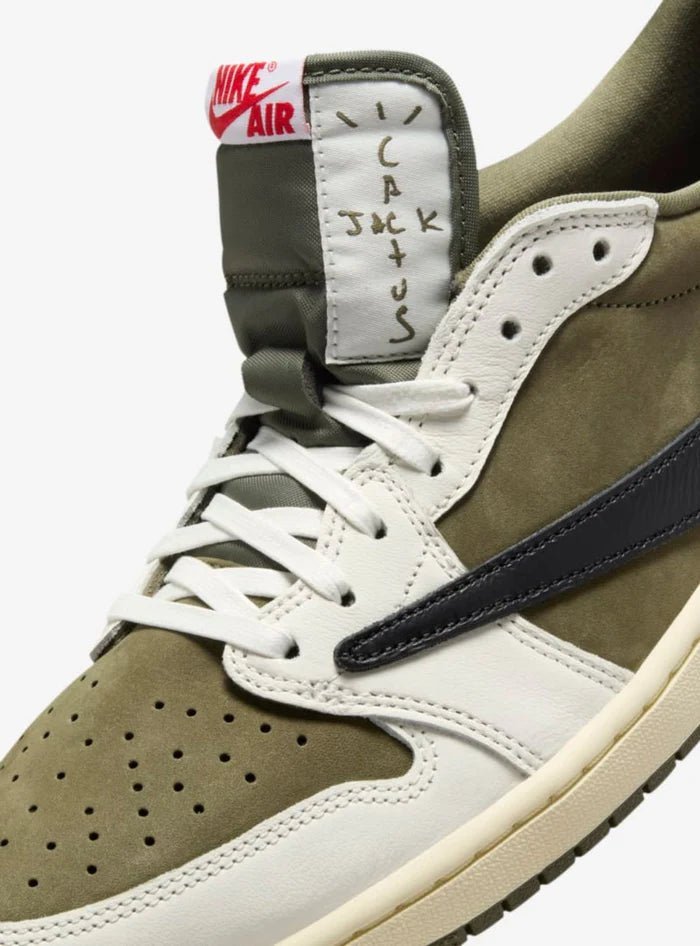 Air Jordan 1 Retro Low OG SP Travis Scott Reverse Olive - HubResell