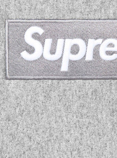 Supreme Box Logo Hooded Sweatshirt Heather Gray (FW24)