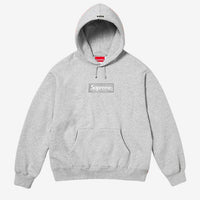 Supreme Box Logo Hooded Sweatshirt Heather Grey (FW24)
