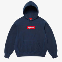 Supreme Box Logo Hooded Sweatshirt Heather Navy (FW24)