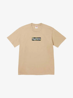 Supreme T-Shirt Box Logo Military Beige