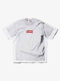 Supreme MM6 Maison Margiela Box Logo T-Shirt Bianca