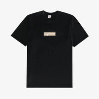Supreme T-Shirt Burberry Box Logo Black - HubResell